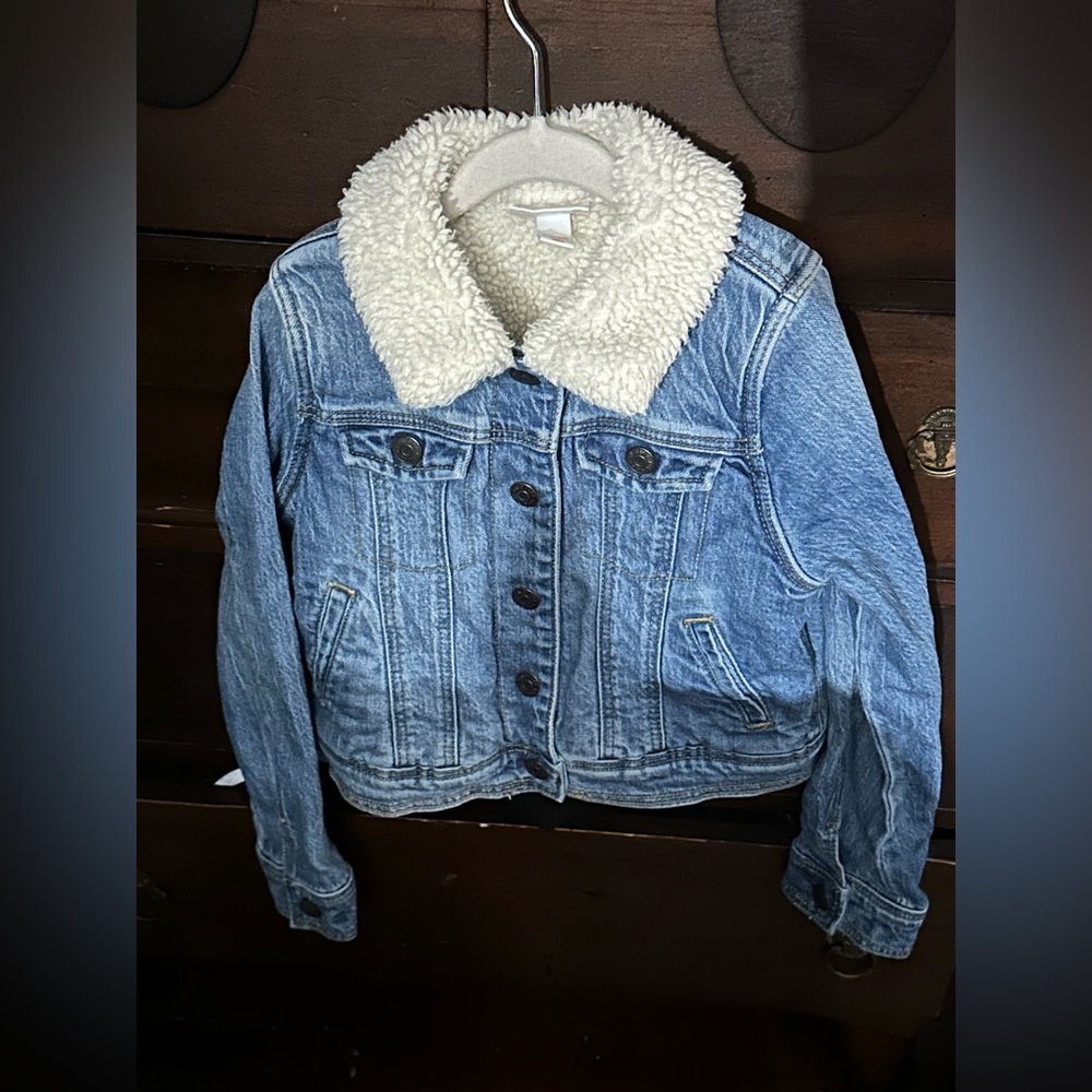 Cat & Jack | Jean Sherpa Lined Jacket